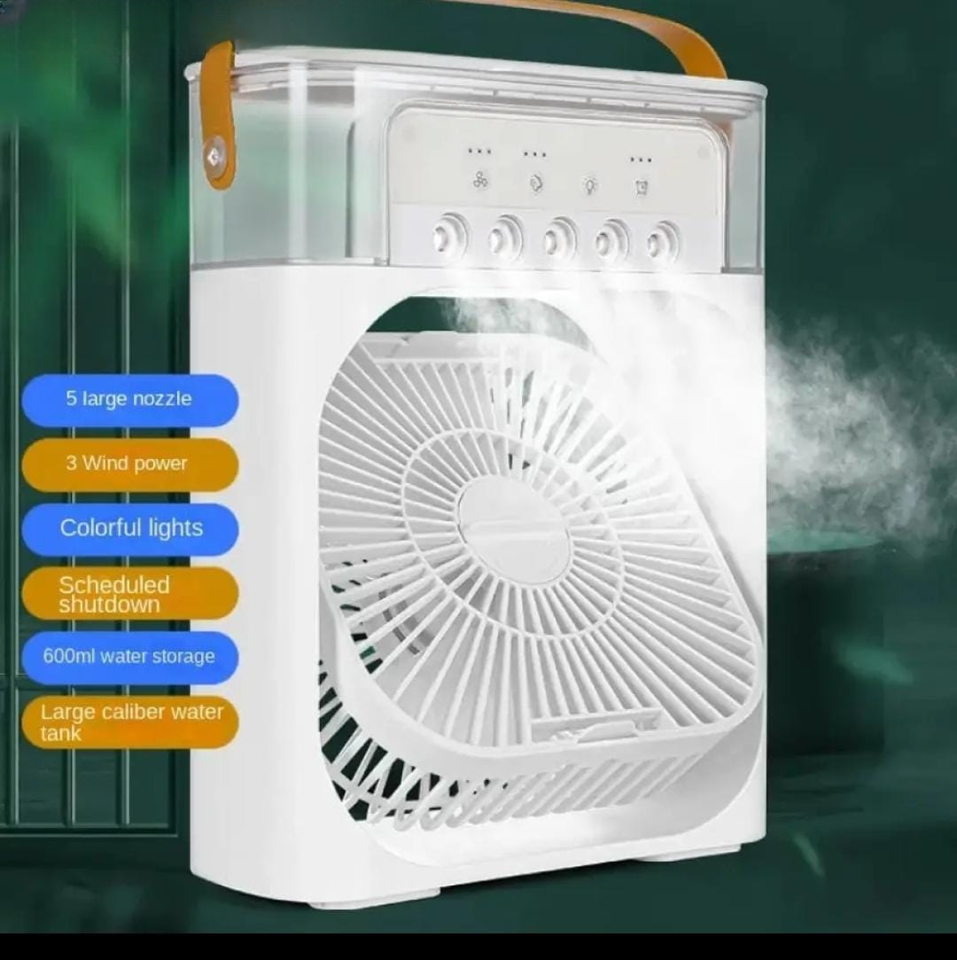 Water Mist Fan – Portable Humidifier Air Cooler